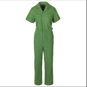 Flylow Green Short Sleeve Portola Women's Coveralls
